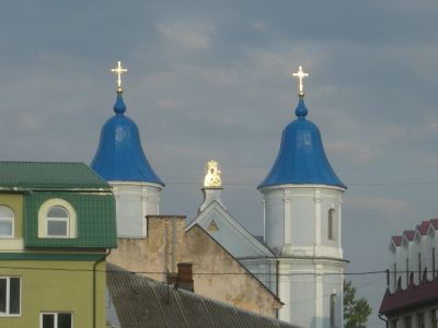 Ortodox kyrka i Ivano-Frankivsk.